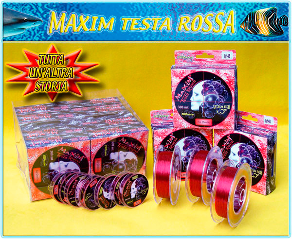 Filpesca Maxim Testa Rossa mt. 300 mm. 0.370 kg. Top Secret